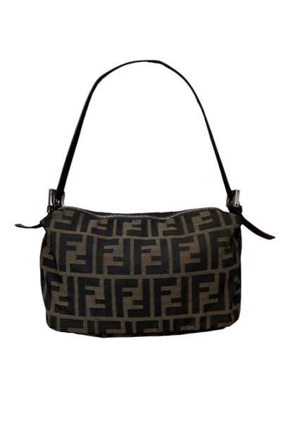 Fendi Zucca cloth baguette bag