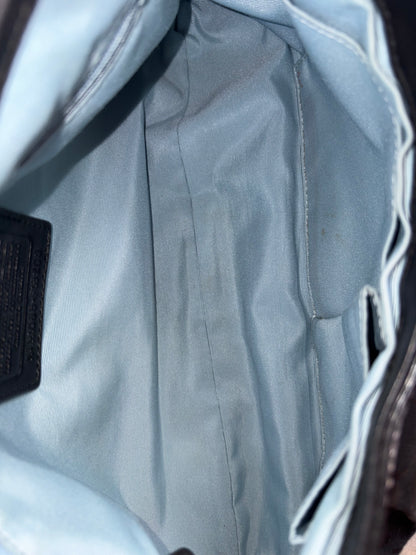 Coach Soho Black Monogram Shoulder Bag