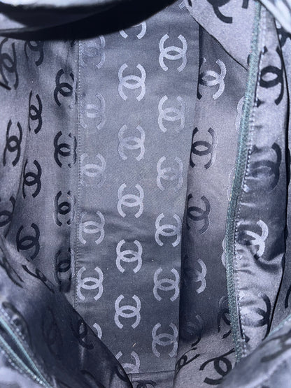 Chanel CC Denim Hobo Shoulder Bag