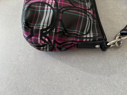 Coach Poppy Tartan Shoulder Bag