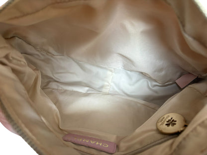 Chanel Pink Travel Line Shoulder Bag 2000s