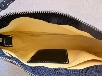 Coach White and Black Demi Shoulder Bag