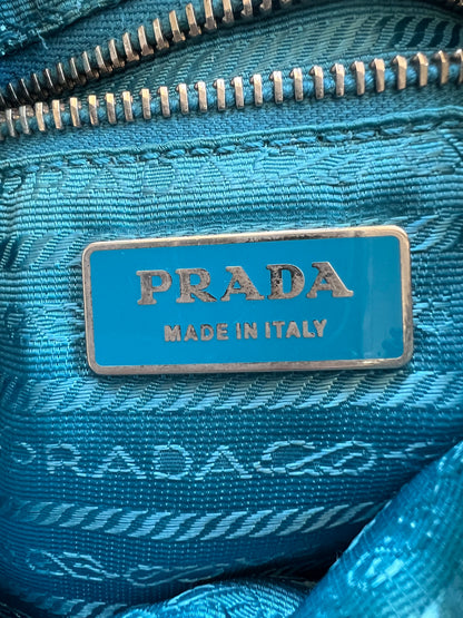 Prada Accessory Pouch Nylon Light Blue