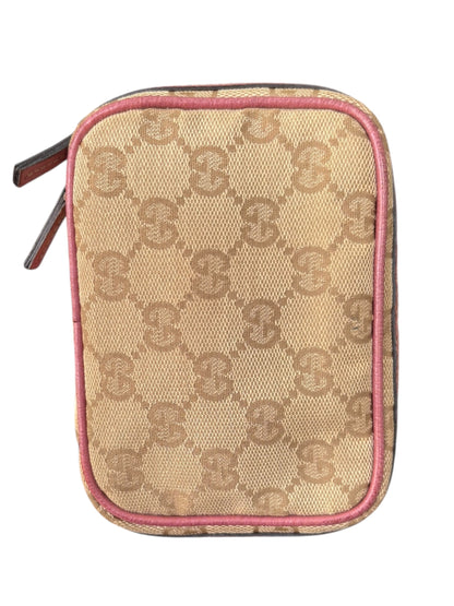 Gucci Biege and Pink Pouch