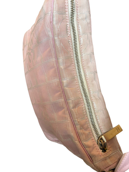 Chanel Pink Travel Line Shoulder Bag 2000s