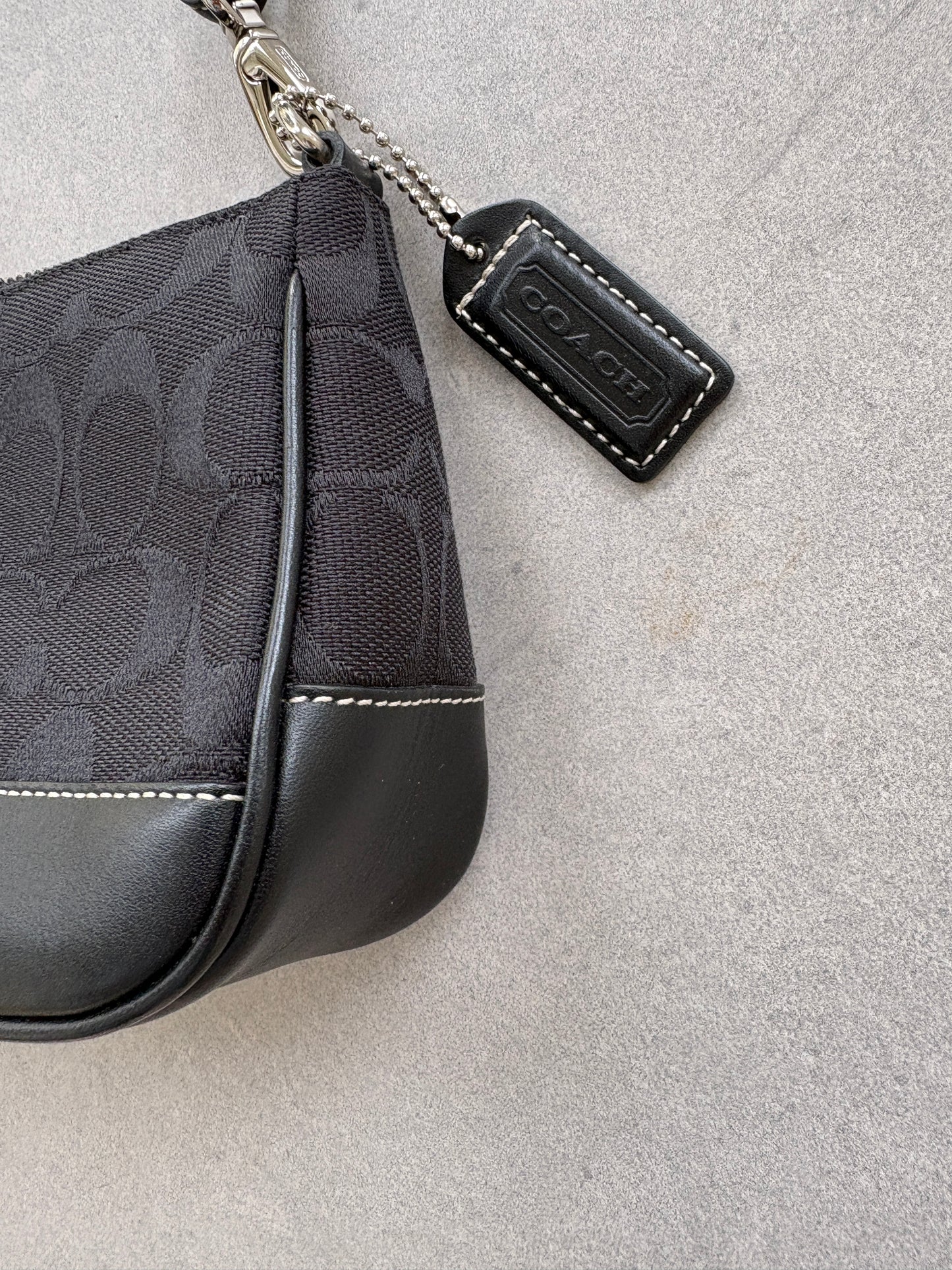 Coach Demi Black Shoulder Bag
