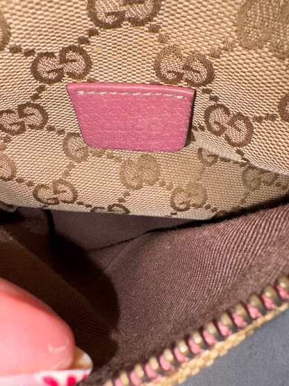 Gucci Belt Bag Pink and Beige