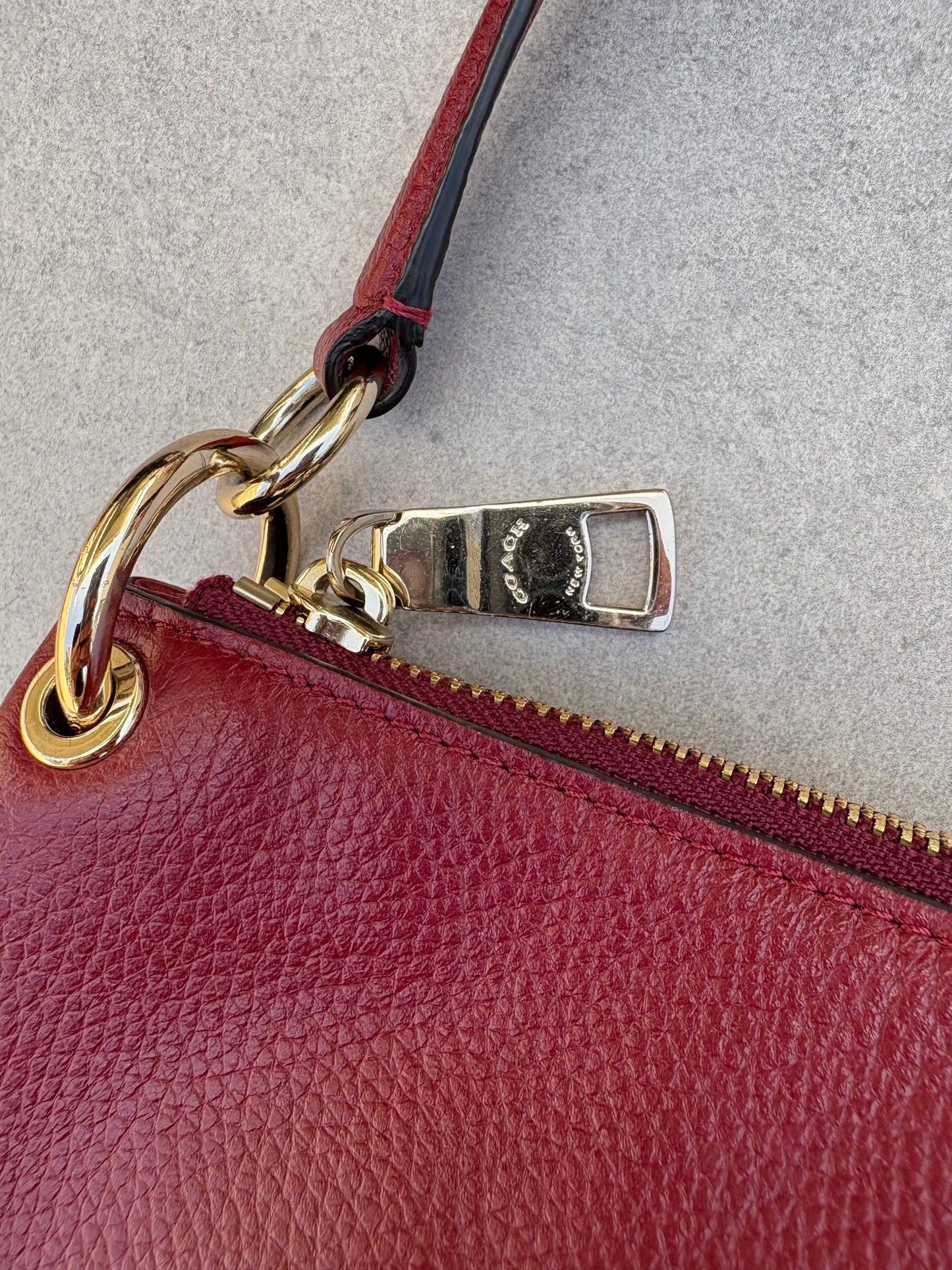 Coach Carriage Red Leather Bag