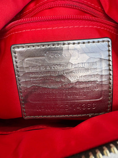 Coach Tartan Two-Way Handbag