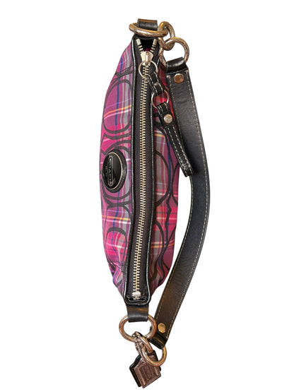 Coach Poppy Tartan Shoulder Bag