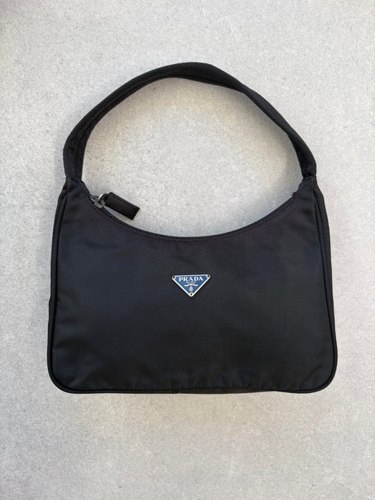 Prada Black Re-edition 2000 Nylon bag