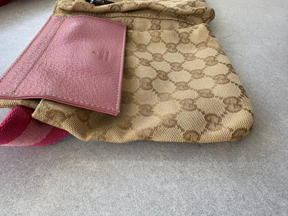 Gucci Belt Bag Pink and Beige