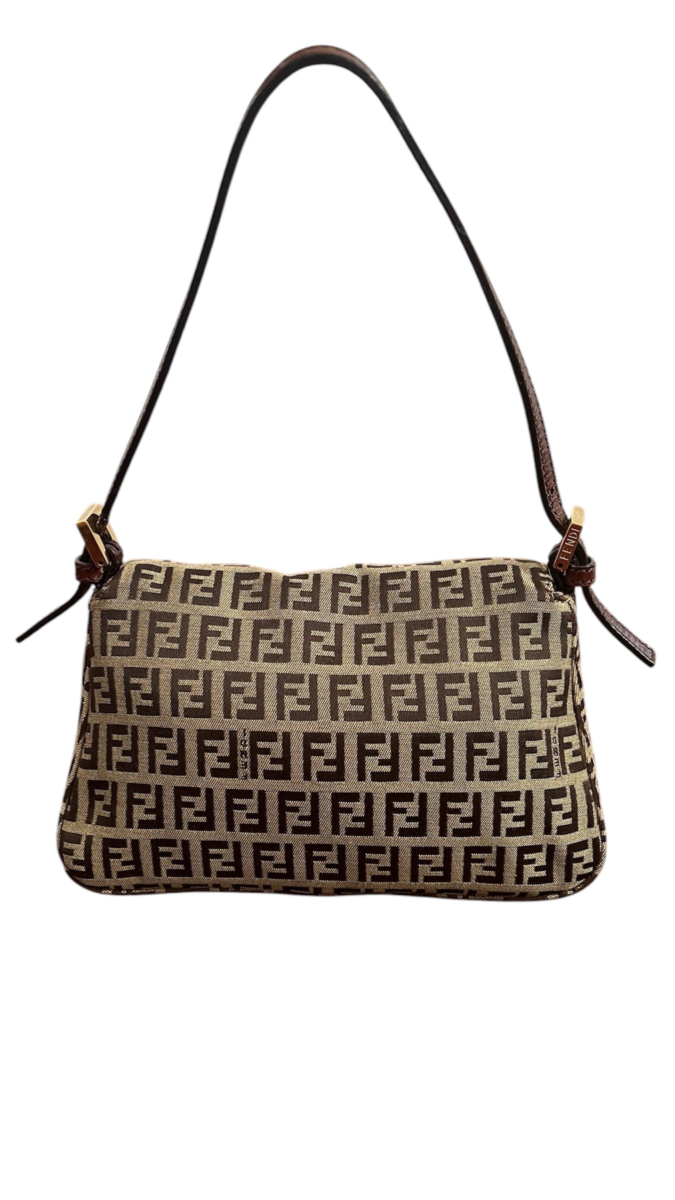 Fendi Zucchino Mini Manma Bucket Shoulder Bag