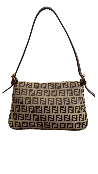 Fendi Zucchino Mini Manma Bucket Shoulder Bag