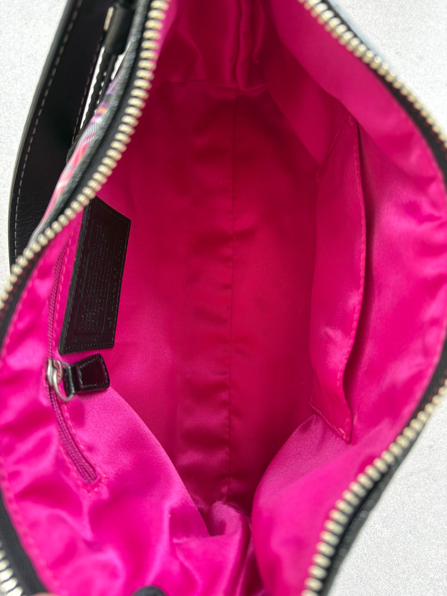 Coach Poppy Tartan Shoulder Bag