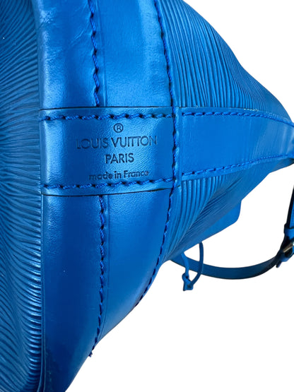 Louis Vuitton Blue Epi Leather Noé Shoulder Bag