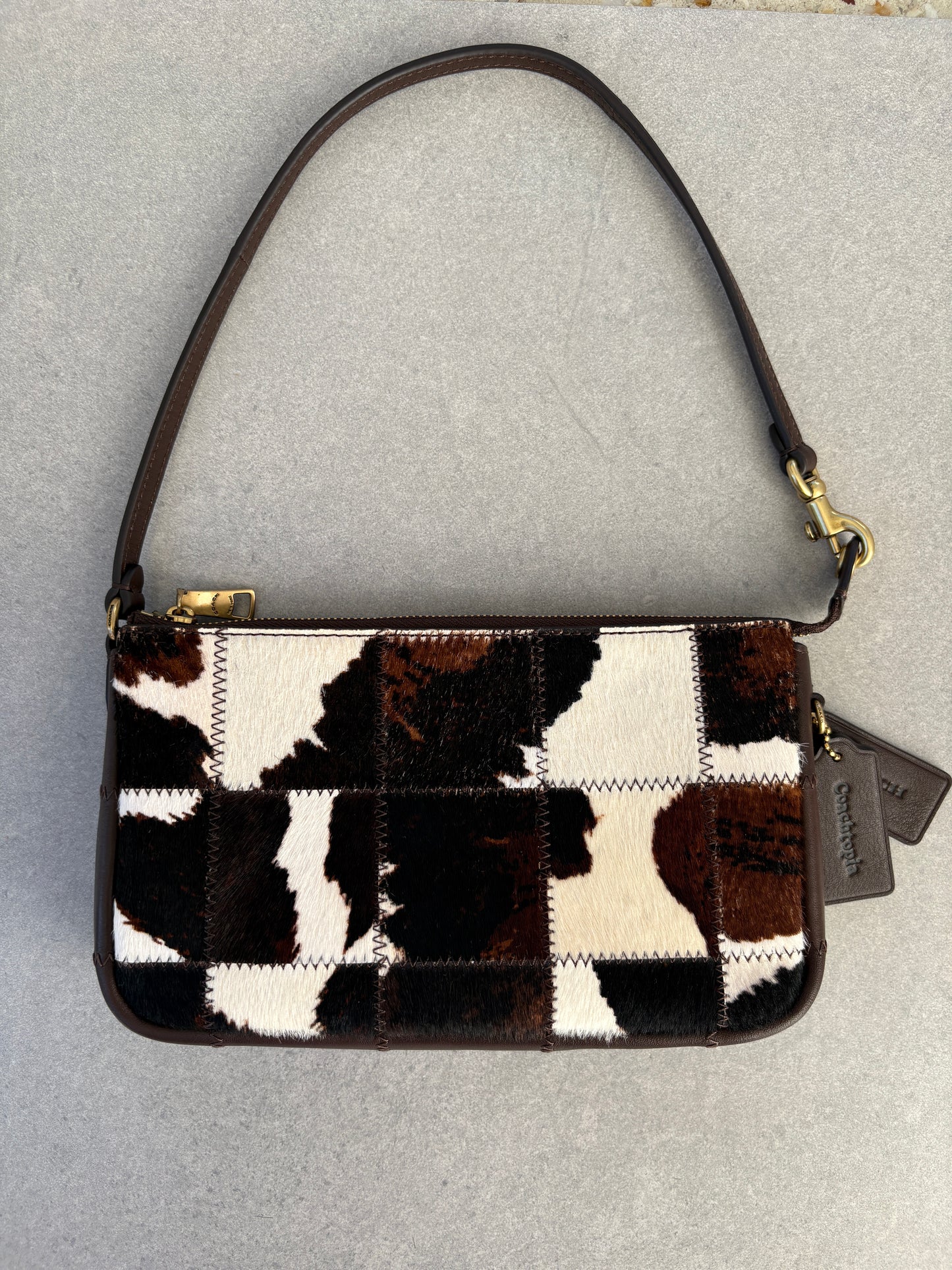 Coachtopia Cowprint Shoulder Bag
