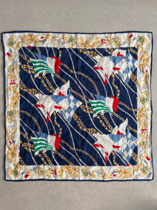 Celine Scarf Blue