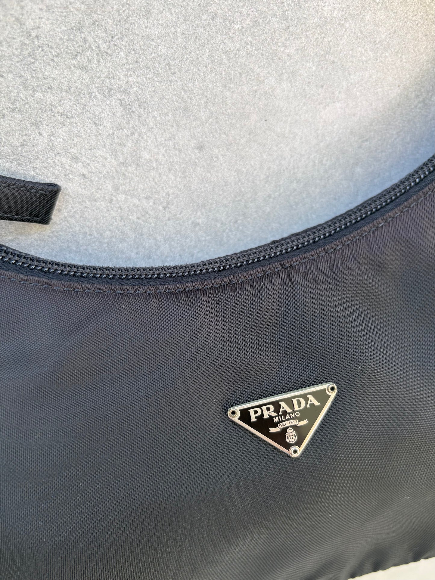 Prada Black Re-edition 2000 Nylon bag