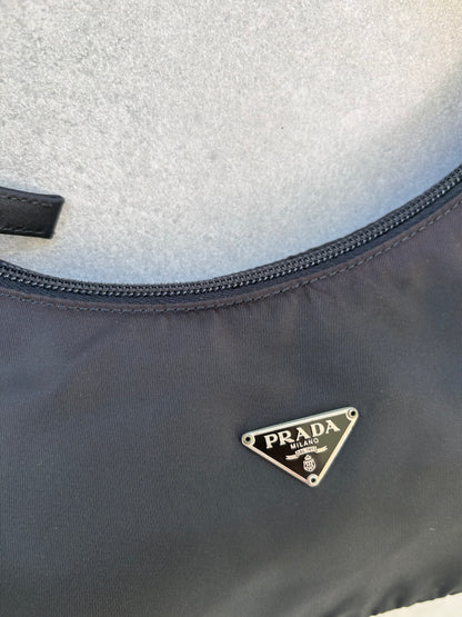 Prada Black Re-edition 2000 Nylon bag