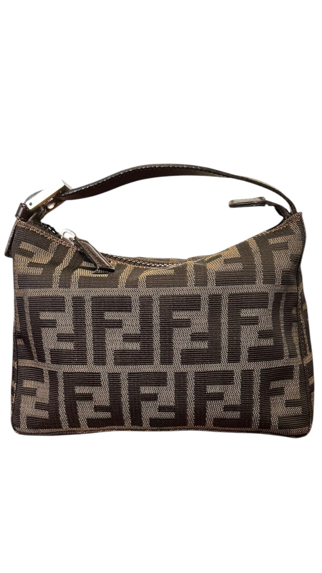 Fendi Zucca Mini Baguette Bag
