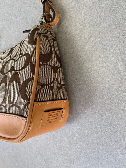 Coach Signature Demi Tan Shoulder Bag