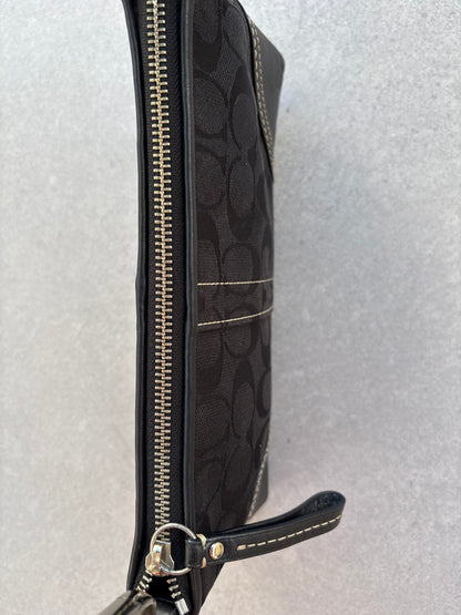 Coach Signature Black Shoulder Bag