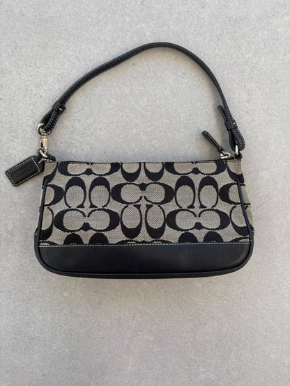 Coach Signature Monogram Demi Black