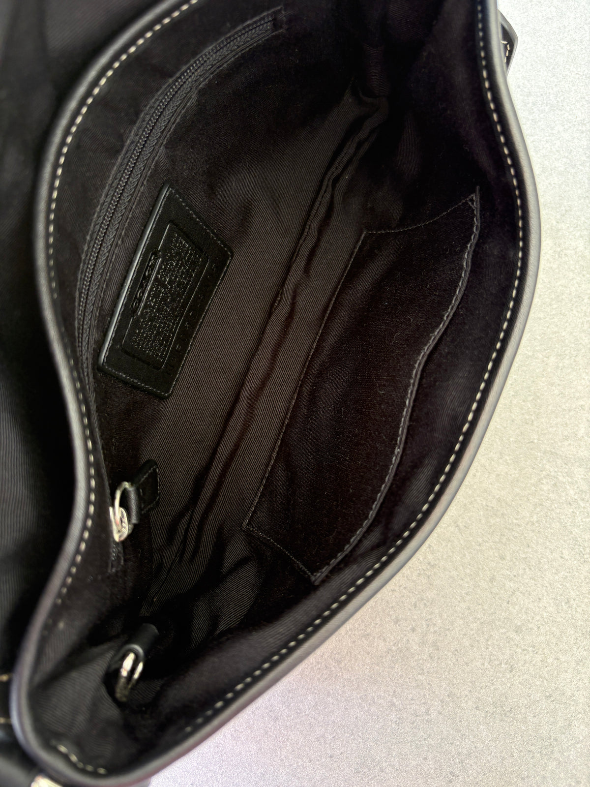 Coach Soho Black Leather Shoulder Bag