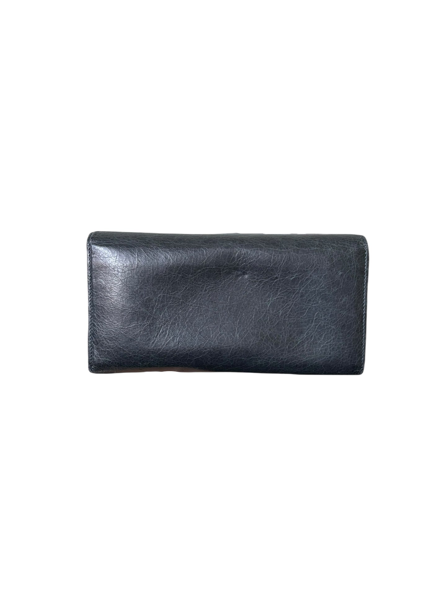 Balenciaga City Long Wallet Dark Green