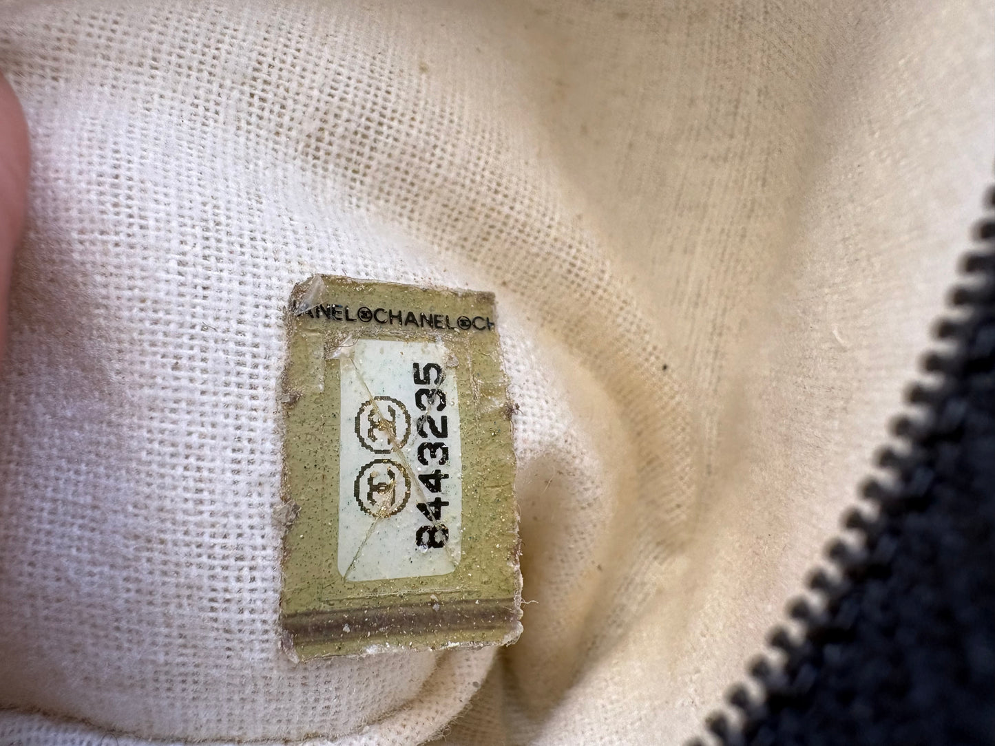 Chanel Black Cavier Leather with Gold Hardware