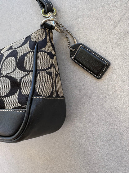 Coach Signature Monogram Demi Black