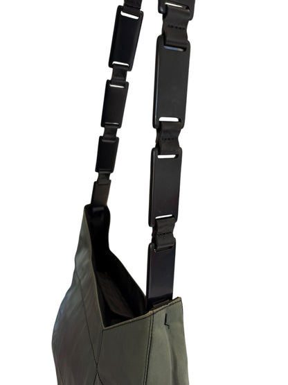Prada Green Nylon Shoulder Bag
