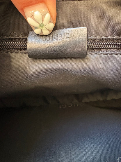 Gucci Black Leather Shoulder Bag