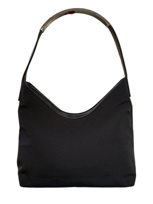 Gucci Black Canvas Shoulder Bag