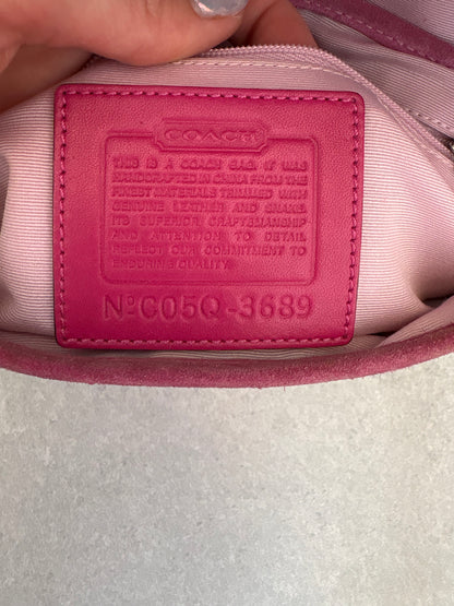 Coach Exotics Soho Patchwork with Pink Snakeskin Shoulder Bag