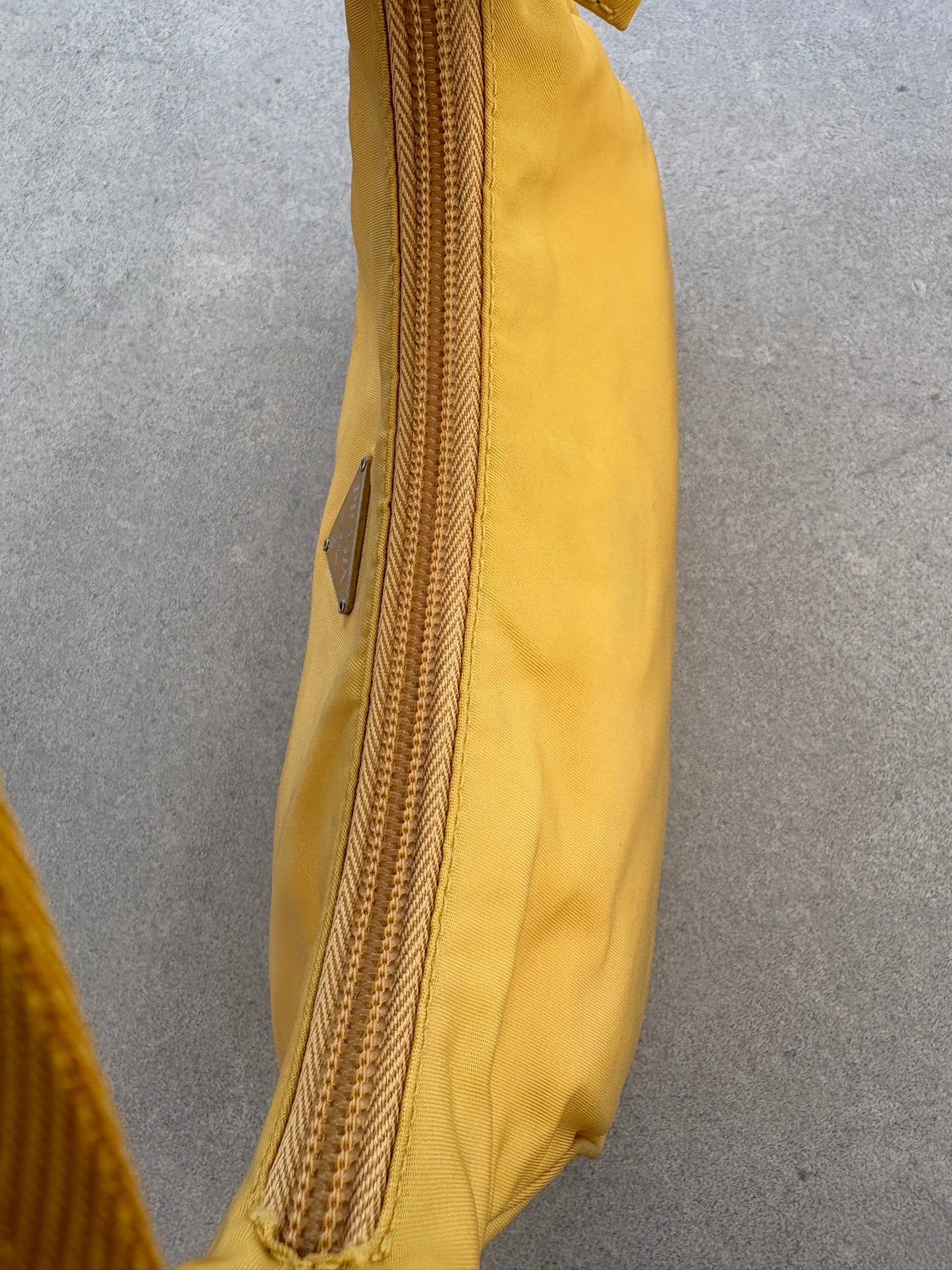 Prada Yellow Re-edition 2000 Nylon bag