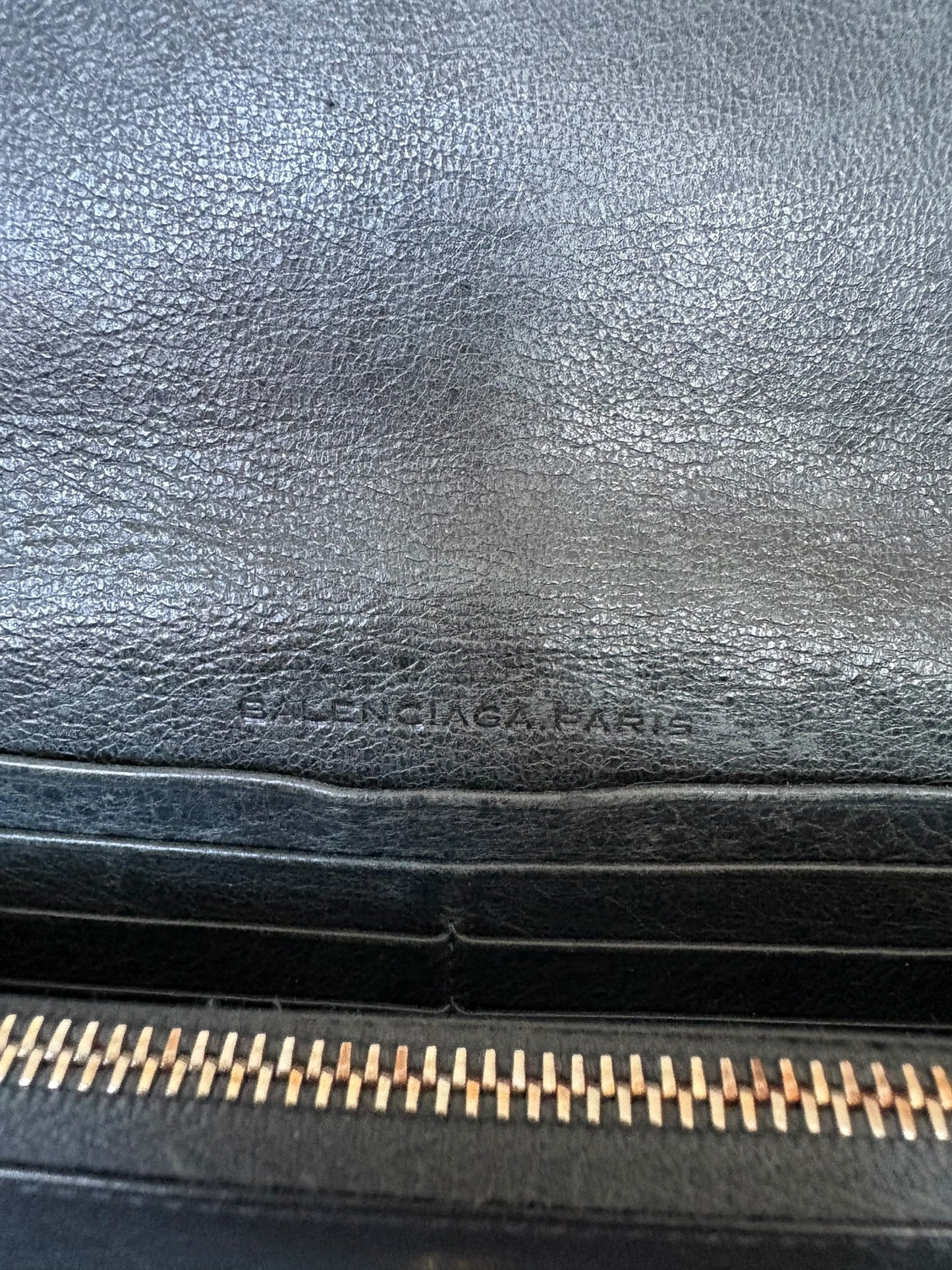 Balenciaga City Long Wallet Dark Green