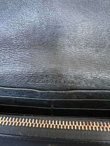 Balenciaga City Long Wallet Dark Green