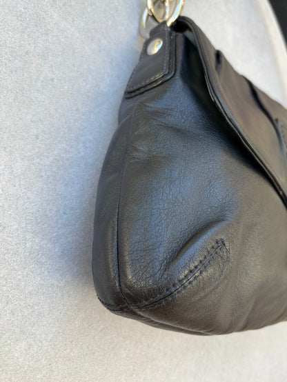 Coach Soho Black Leather Shoulder Bag