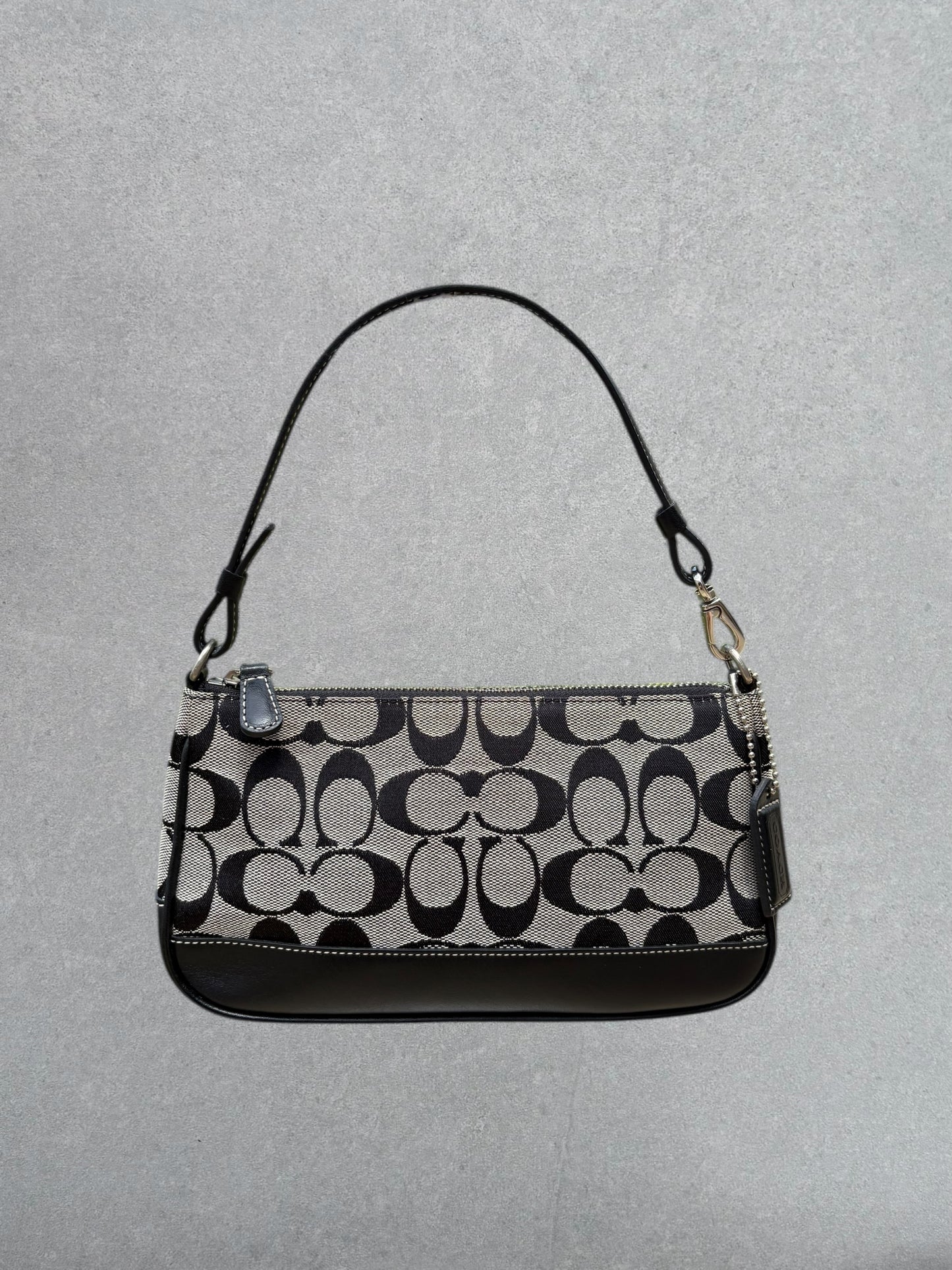 Coach Signature Monogram Demi Black