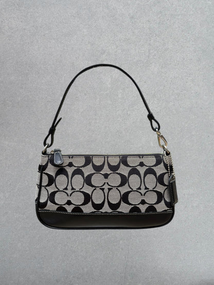 Coach Signature Monogram Demi Black
