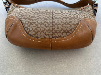 Coach Soho Monogram Bag Brown with Dustbag