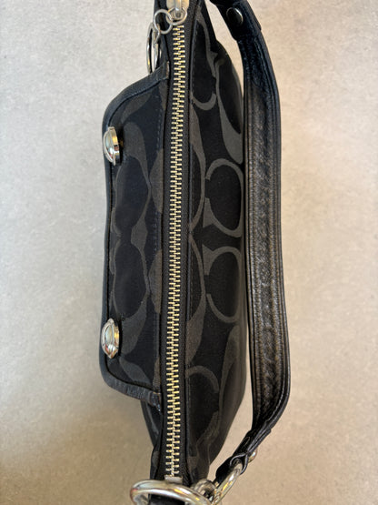 Coach Poppy Black Shoulder Bag