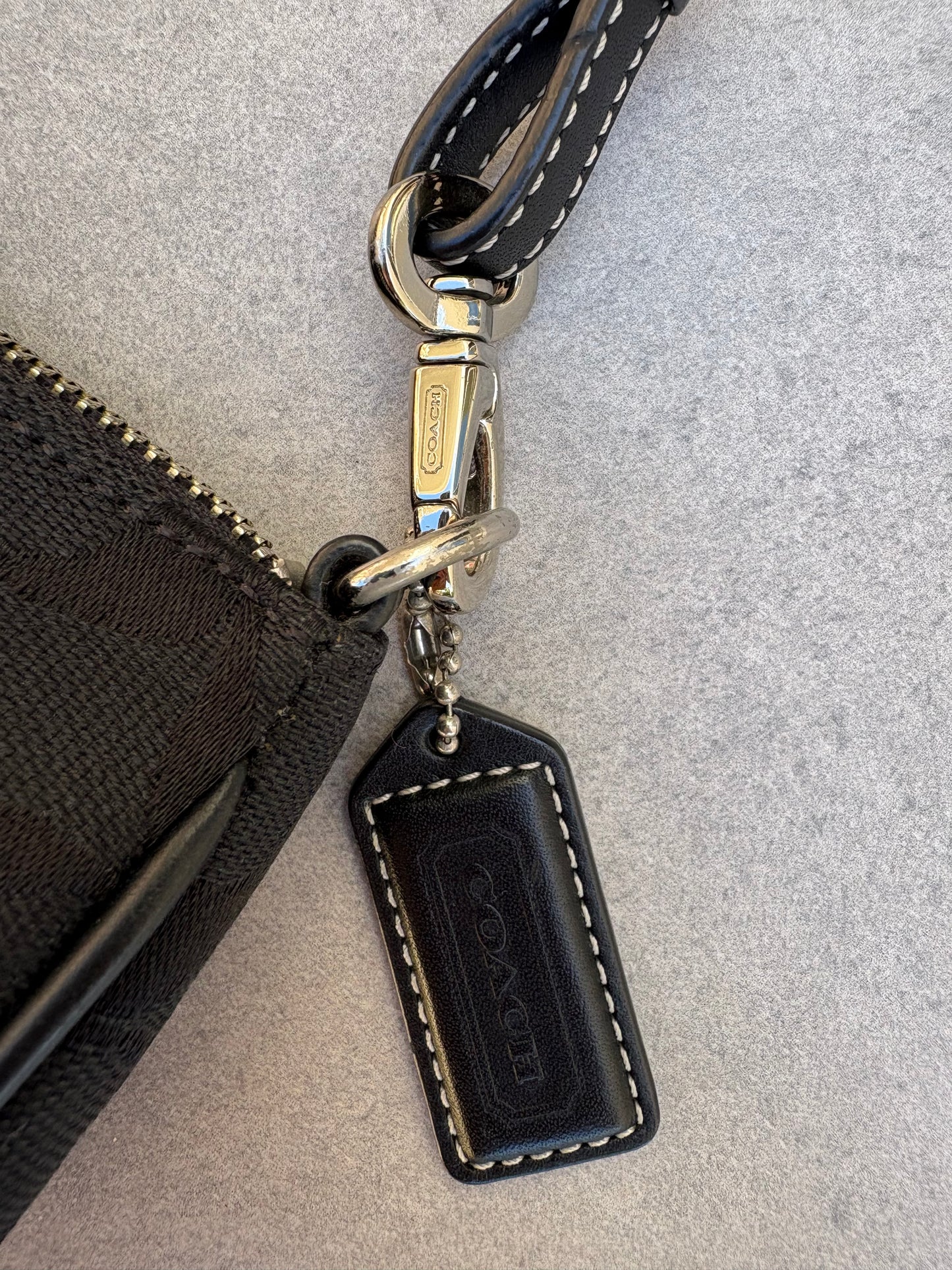 Coach Demi Black Monogram