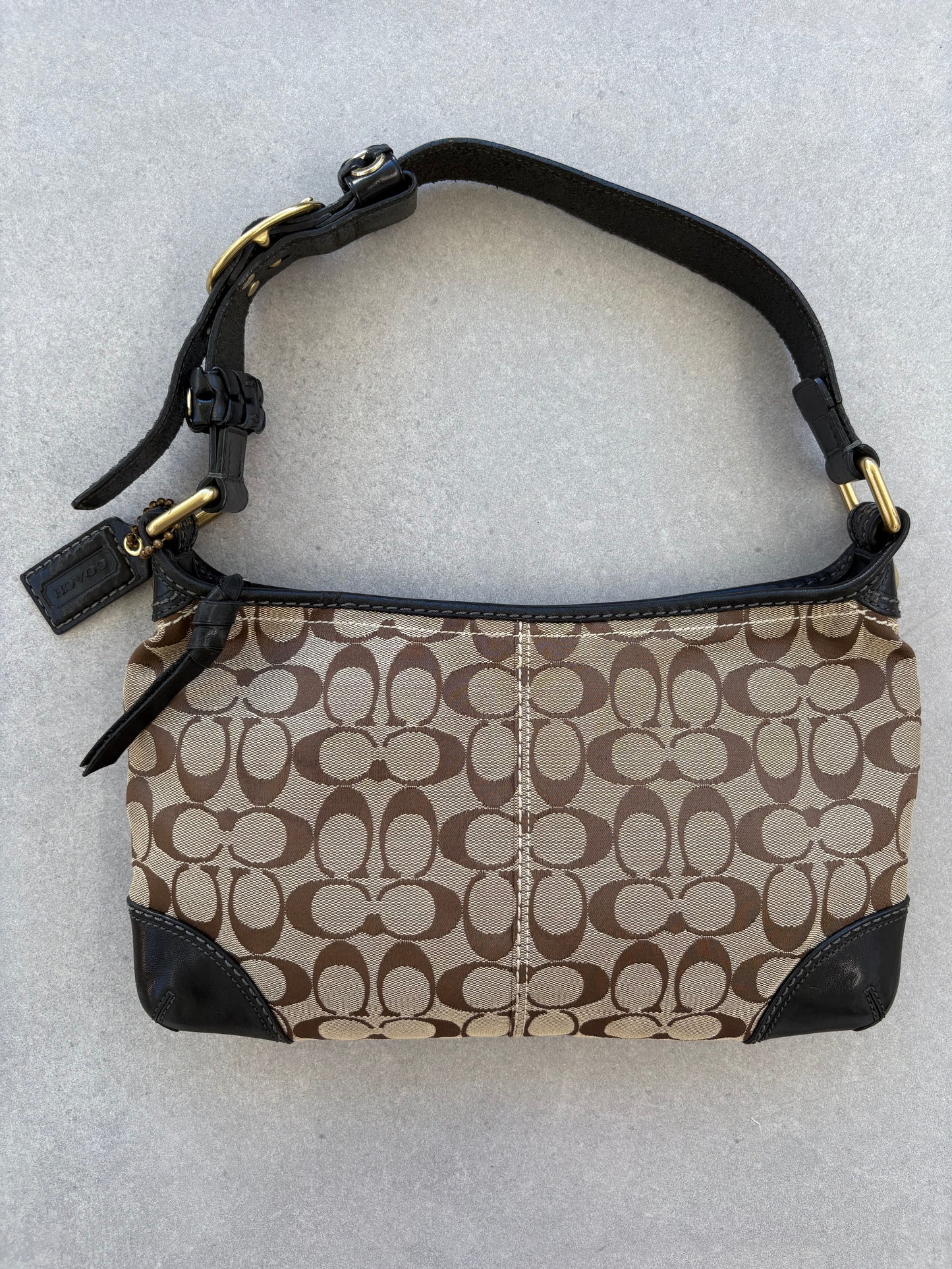 Coach Bleeker Bag in Brown Monogram Signature Print