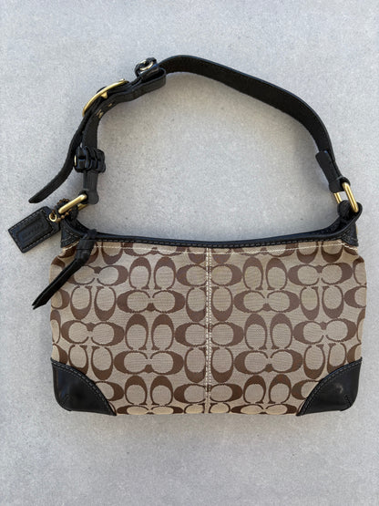 Coach Bleeker Bag in Brown Monogram Signature Print