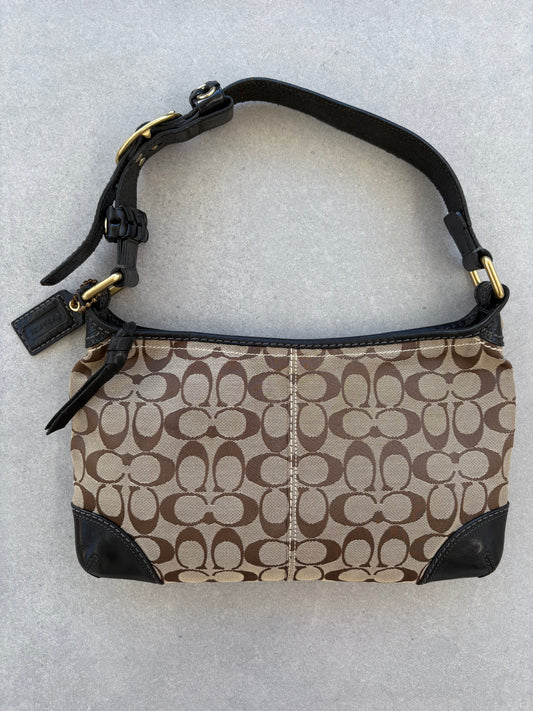 Coach Bleeker Bag in Brown Monogram Signature Print