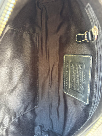 Coach Signature Black Shoulder Bag
