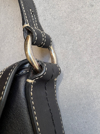 Coach Soho Black Leather Shoulder Bag